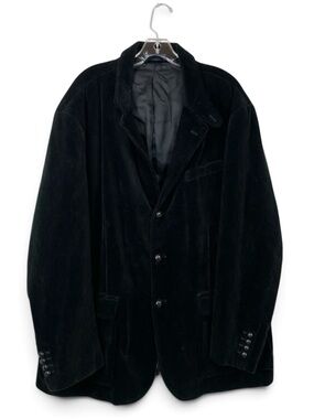 Polo Ralph Lauren Black Corduroy Casual Sport Coat Jacket Big and Tall Size XXL